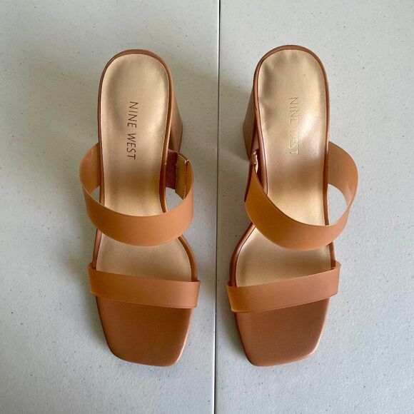 NWOT Nine West Gati 3 Macaroon Heels - Picture 3 of 6